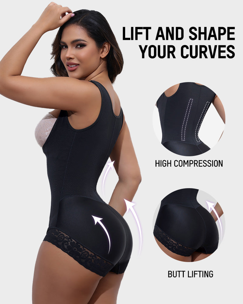 Women's Post-Surgical High Compression Full Body Shaper with Tummy Control