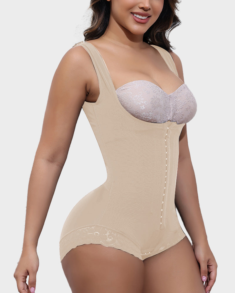 Women's Post-Surgical High Compression Full Body Shaper with Tummy Control