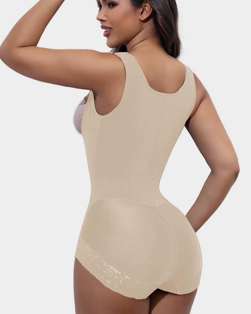 Women's Post-Surgical High Compression Full Body Shaper with Tummy Control
