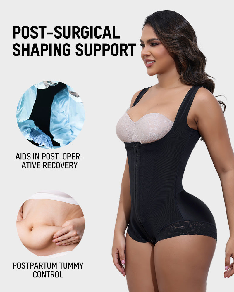 Women's Post-Surgical High Compression Full Body Shaper with Tummy Control