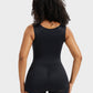 Seamless PowerMesh Double-Layer Tummy Control Bodysuit Shapewear for Women