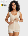 Seamless PowerMesh Double-Layer Tummy Control Bodysuit Shapewear for Women