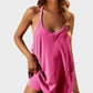Casual Sleeveless Mini Dress With Built-In Shorts