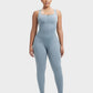 Women's Sweat Sauna Compression Workout Jumpsuit with Tummy Control