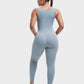 Women's Sweat Sauna Compression Workout Jumpsuit with Tummy Control