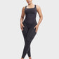Women's Sweat Sauna Compression Workout Jumpsuit with Tummy Control