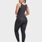 Women's Sweat Sauna Compression Workout Jumpsuit with Tummy Control