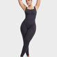 Women's Sweat Sauna Compression Workout Jumpsuit with Tummy Control