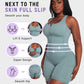 SheCurve Women's Sculpt & Sweat Sauna Workout Romper for Enhanced Fitness
