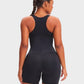 SheCurve Women's Sculpt & Sweat Sauna Workout Romper for Enhanced Fitness