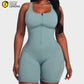 SheCurve Women's Sculpt & Sweat Sauna Workout Romper for Enhanced Fitness