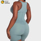 SheCurve Women's Sculpt & Sweat Sauna Workout Romper for Enhanced Fitness