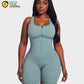 SheCurve Women's Sculpt & Sweat Sauna Workout Romper for Enhanced Fitness