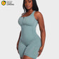 SheCurve Women's Sculpt & Sweat Sauna Workout Romper for Enhanced Fitness