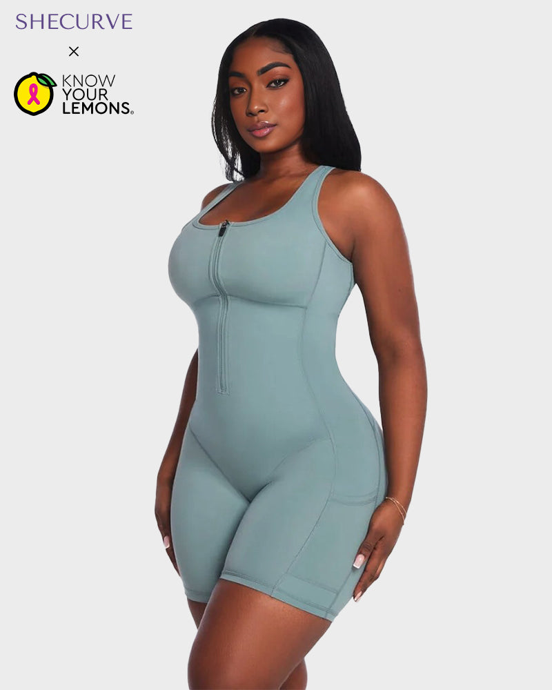 SheCurve Women's Sculpt & Sweat Sauna Workout Romper for Enhanced Fitness