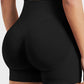 Seamless High-Waist Sculpting Shorts with Scrunch Butt Lift for Enhanced Curves & Support