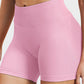 Seamless High-Waist Sculpting Shorts with Scrunch Butt Lift for Enhanced Curves & Support