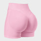 Seamless High-Waist Sculpting Shorts with Scrunch Butt Lift for Enhanced Curves & Support