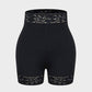 High-Waisted Sculpting Lace Shapewear Shorts for Tummy Control and Butt Lift
