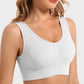SheCurve Seamless Comfort Wireless Sports Bra with Removable Pads & Wide Straps