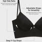 Seamless Deep V Backless Bra: Invisible Lift & Support for Plunge