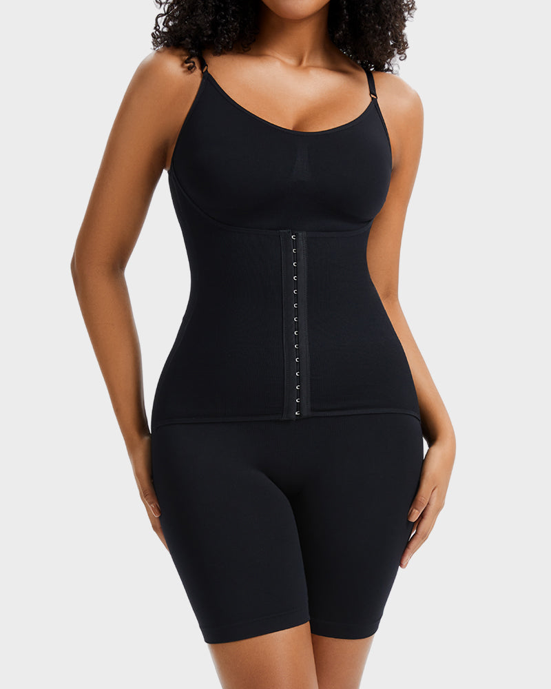 Invisible Seamless Double Compression Shaping Bodysuit: Tummy Control & Smooth Curves