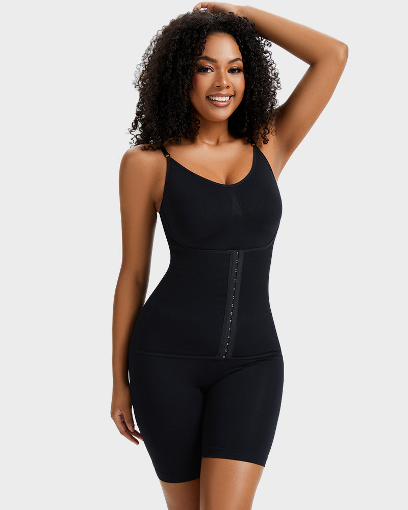 Invisible Seamless Double Compression Shaping Bodysuit: Tummy Control & Smooth Curves