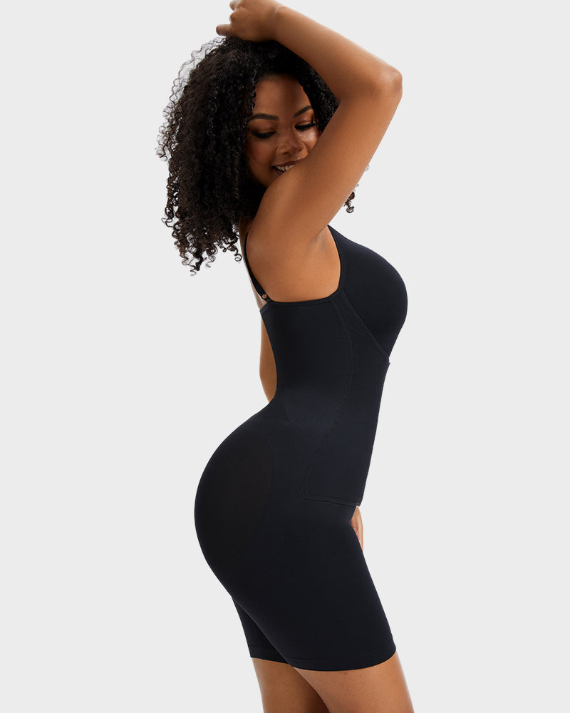 Invisible Seamless Double Compression Shaping Bodysuit: Tummy Control & Smooth Curves