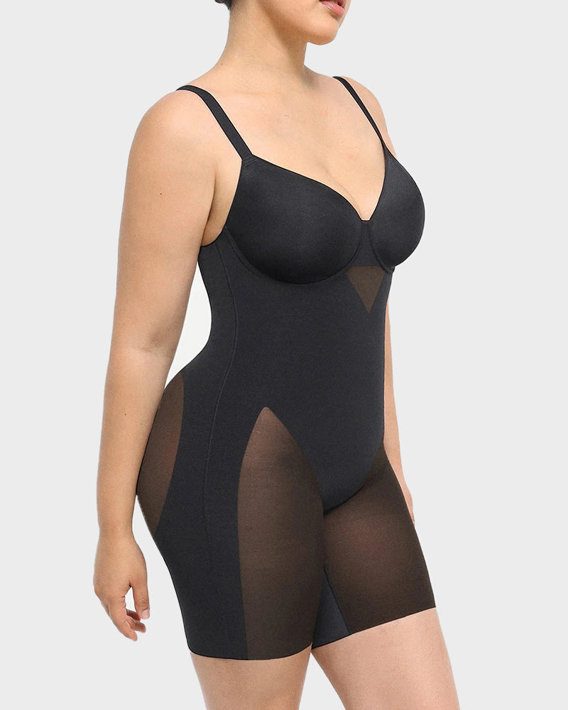 Seamless Underwire Full-Body Shaping Bodysuit: Tummy Control, Butt Lift, Comfort