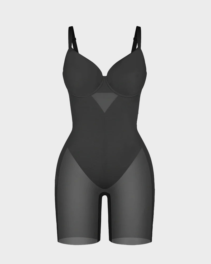 Seamless Underwire Full-Body Shaping Bodysuit: Tummy Control, Butt Lift, Comfort