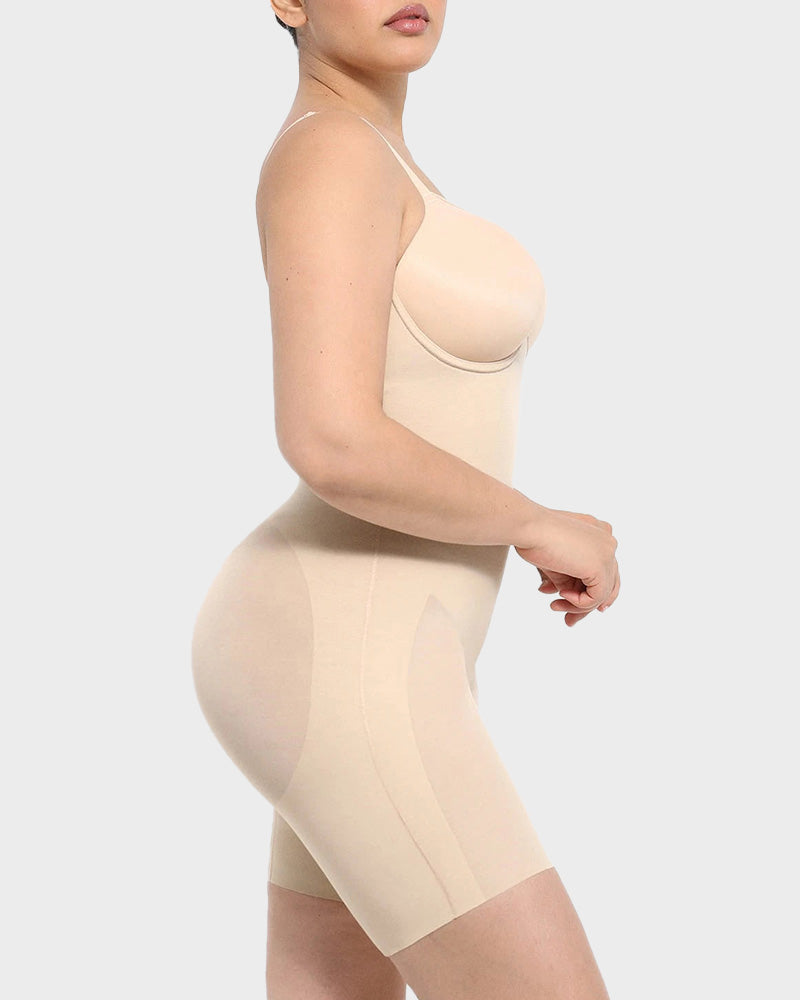 Seamless Underwire Full-Body Shaping Bodysuit: Tummy Control, Butt Lift, Comfort