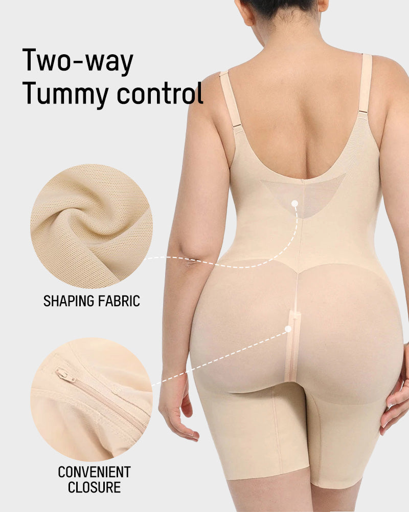 Seamless Underwire Full-Body Shaping Bodysuit: Tummy Control, Butt Lift, Comfort