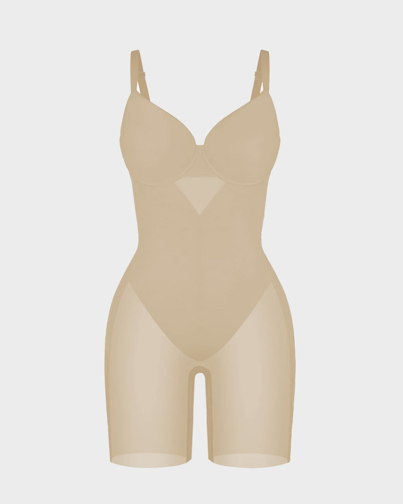 Seamless Underwire Full-Body Shaping Bodysuit: Tummy Control, Butt Lift, Comfort