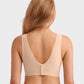 Luxurious Seamless Full Coverage Wireless Push-Up Bra with Comfort Wide Straps