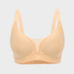 Ultra-Comfort Seamless Mesh Panel Wireless Bra with Invisible Lift and Breathable Design