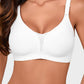Ultra-Comfort Seamless Mesh Panel Wireless Bra with Invisible Lift and Breathable Design