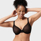 Seamless Mesh Unlined Underwire Bra: Natural Shape, Breathable, Invisible Support for Everyday