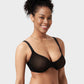 Seamless Mesh Unlined Underwire Bra: Natural Shape, Breathable, Invisible Support for Everyday