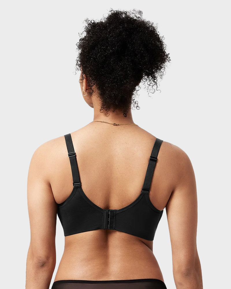 Seamless Mesh Unlined Underwire Bra: Natural Shape, Breathable, Invisible Support for Everyday