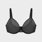 Seamless Mesh Unlined Underwire Bra: Natural Shape, Breathable, Invisible Support for Everyday