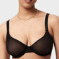 Seamless Mesh Unlined Underwire Bra: Natural Shape, Breathable, Invisible Support for Everyday
