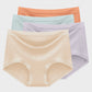 Cloud-Soft Seamless Mid-Rise Modal Antibacterial Panties 4-Pack