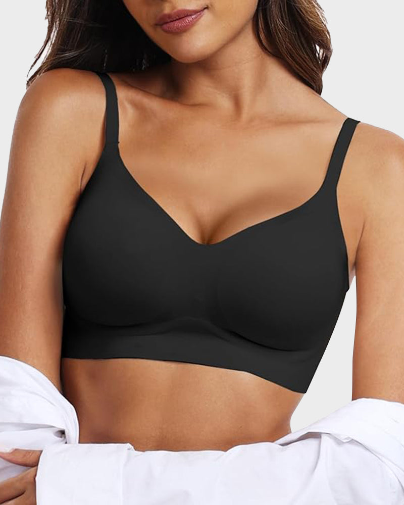 Dreamy Seamless Soft Support Push Up Bra – Wireless Comfort & Natural Lift
