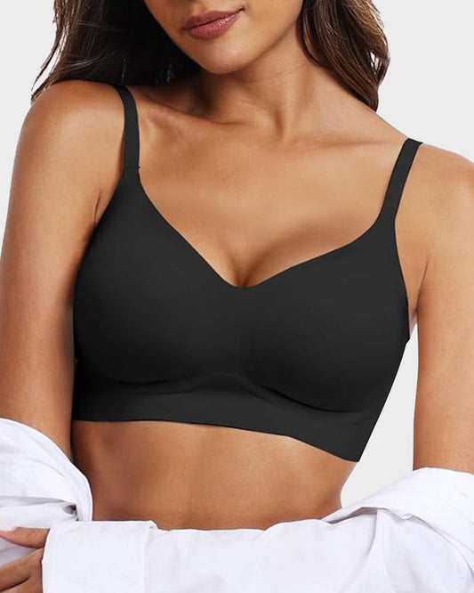 Dreamy Seamless Soft Support Push Up Bra – Wireless Comfort & Natural Lift