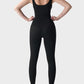 Seamless Square Neck Sculpting Sport Jumpsuit: Yoga, Gym & Casual Wear