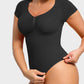 Seamless V-Neck Tummy Control Thong Bodysuit - Ultra-Flattering Shapewear for Women