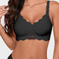 Seamless Wireless Scalloped Edge Jelly Bra: Invisible Comfort, Lift, and Support
