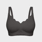 Seamless Wireless Scalloped Edge Jelly Bra: Invisible Comfort, Lift, and Support