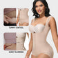 Seamless Zip-Front Full Body Corset Shaper: Tummy Control, Butt Lift, Posture Support
