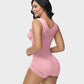 Seamless Zip-Front Full Body Corset Shaper: Tummy Control, Butt Lift, Posture Support